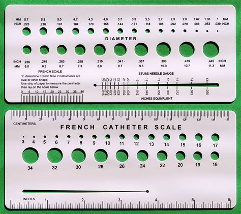 Catheter French Scale Personalized Rulers Custom Rulers By Schlenker