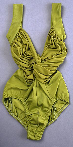 Omo Norma Kamali Bathing Suit American The Metropolitan Museum Of Art