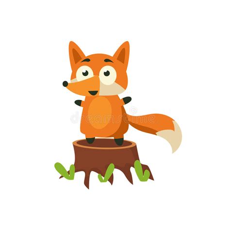 Fox Standing Stock Vector Illustration Of Hair Animal