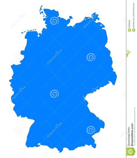 Kaart Van Duitsland Vector Illustratie Illustration Of Punt 94069528