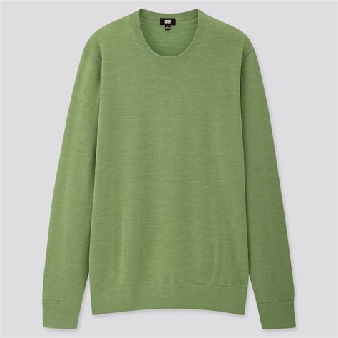 Uniqlo Men 100 Extra Fine Merino Crew Neck Jumper Stylehint