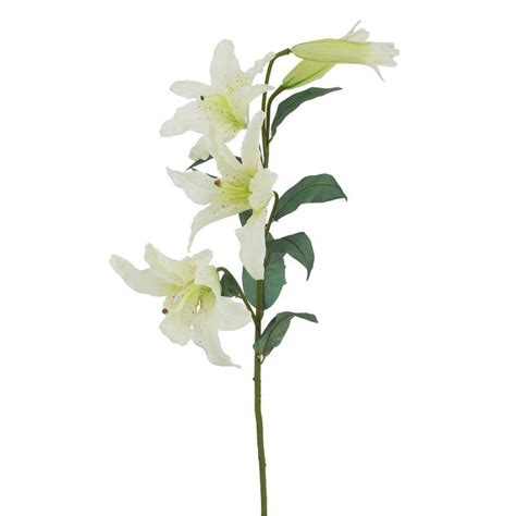 Artificial White Lily Flower H 100 Cm Lily Flowers Are Very Popular