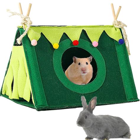 Buy WGYTECH Small Animal Hideout Hamster Hideaway Tent House Pet Nest