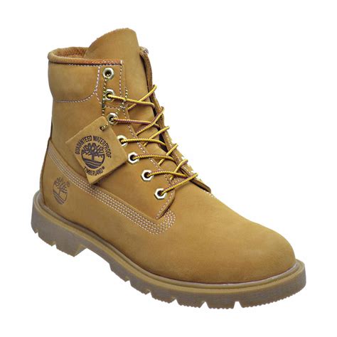 Timberland 6 Inch Basic Mens Boots Wheat Nubuck 10066 Ebay