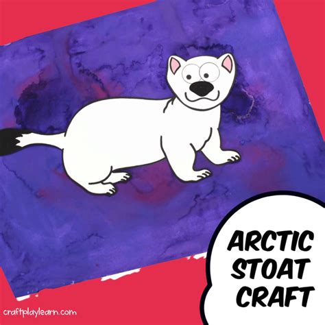 Arctic Animals Stoat Craft For Kids · The Inspiration Edit