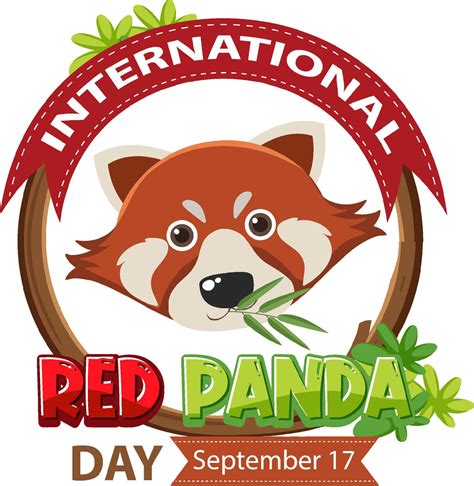 International Red Panda Day On September 17 9375971 Vector Art At Vecteezy