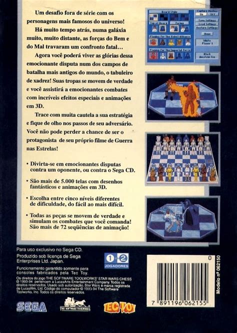Star Wars Chess The Software Toolworks Star Wars Chess Para Sega Cd