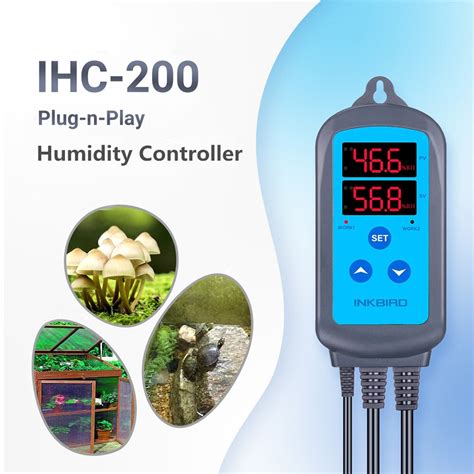 Inkbird Ihc 200 Humidity Controller Supports Calibrationanddelay