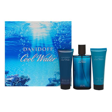 Why not get a gift set for the man in your life? Davidoff Coolwater Gift set for Men 75ml EDT+Aftershave ...
