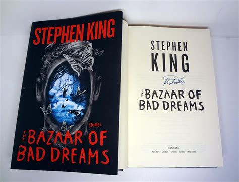 Stephen King Signed Autograph The Bazaar Of Bad Dreams 1st Edition Book