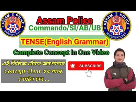 Tense Correction Shortcut Tricks In Assamese Tense For Assam Police Ab