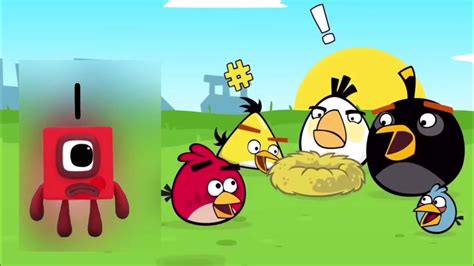Numberblock 1 On The Angry Birds Add Round 1 Youtube