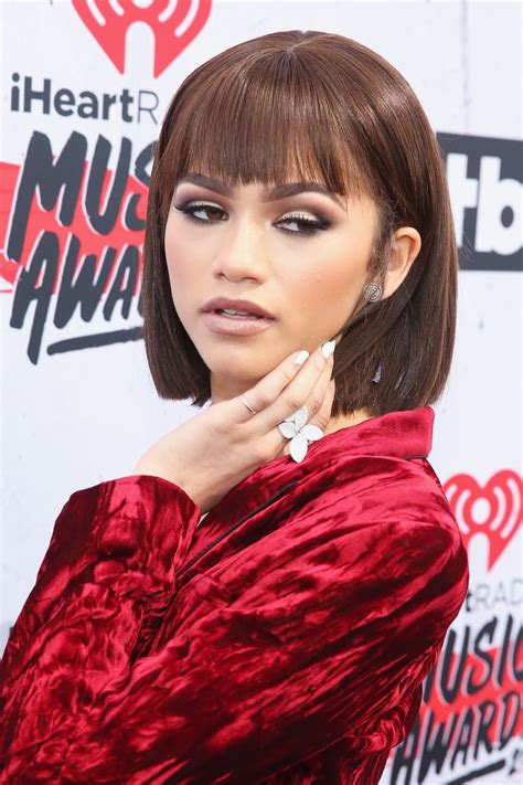 zendaya s contoured eye shadow at the iheartradio music awards in 2016 zendaya s best makeup