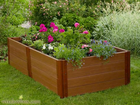 For the actual frame of the planter box, you want to keep the whole thing pretty light weight, so a 2×2 works best. Raised Planter Box, No-Rot Raised Garden