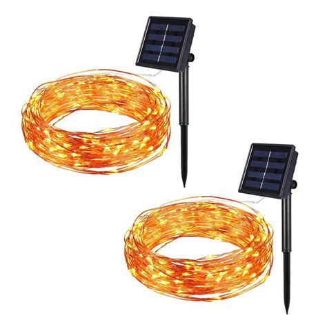 Litehouse 10m Solar 100 Led Copper Wire Fairy Lights 2 Pack Buy