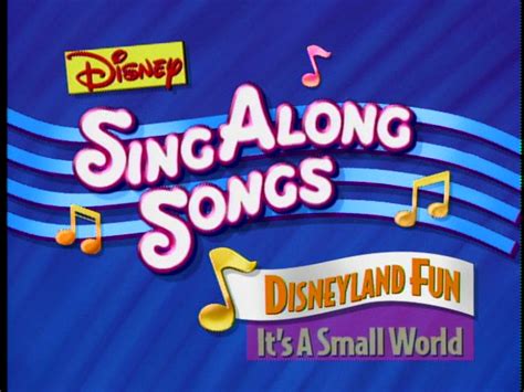 Saturday Six 6 Reasons We Love Disney Sing Along Songs Disneyland