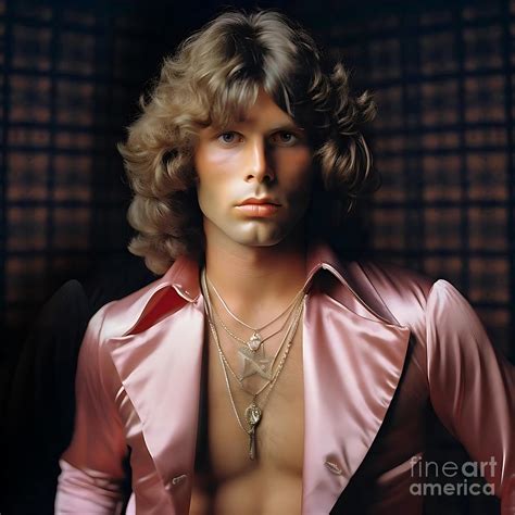 Jim Morrison 5 Digital Art By Mark Ashkenazi Fine Art America