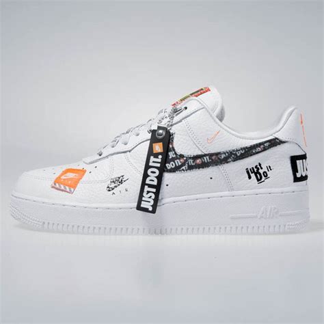 Sneakers Nike Air Force 1 07 Prm Jdi White Black Total Orange Ar7719