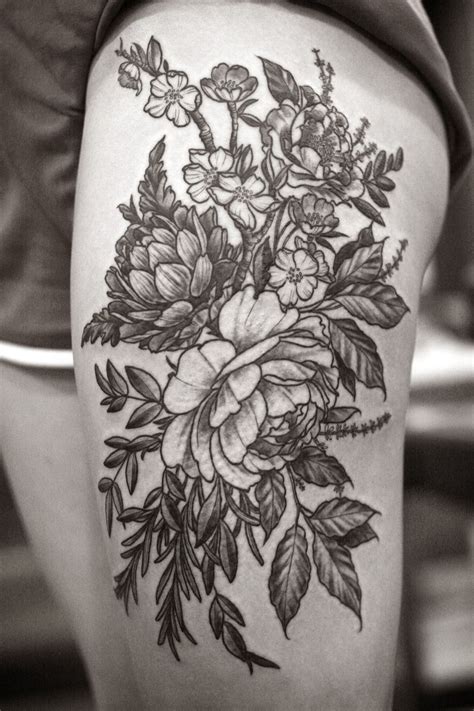 44 Elegant Rosemary Tattoo To Decorate Your Beautiful Body Floral