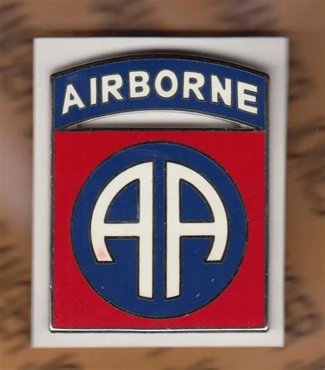 Us Army 82nd Airborne Division 2 Combat Service Identification Badge