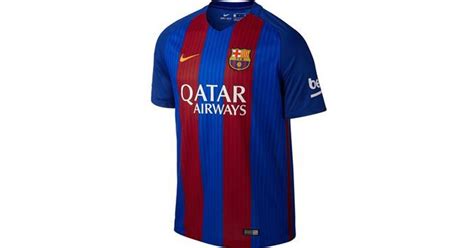 Nike Barcelona Fc Home Jersey 1617 Youth Se Pris