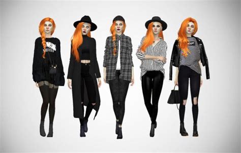 Avelinesims Clothes Sims Cc Sims