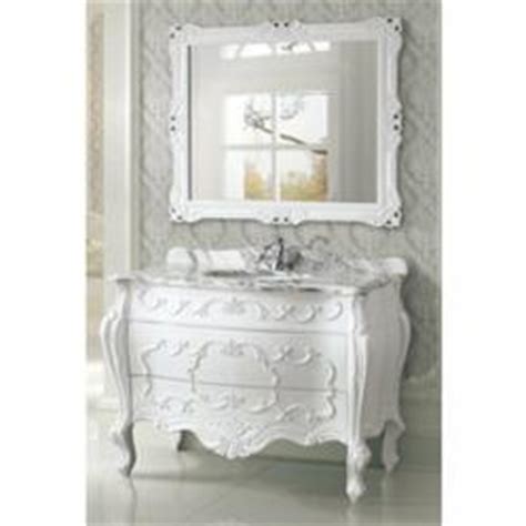 The victorian era was big on color and big on texture. A Selection of Dainty White Bathroom Vanities that Emulate ...
