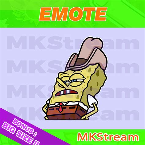 Twitch Emotes Spongebob Dirty Dan Etsy