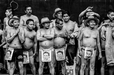 Campesinos M Xico Encuerados En La Protesta Encuerados En La