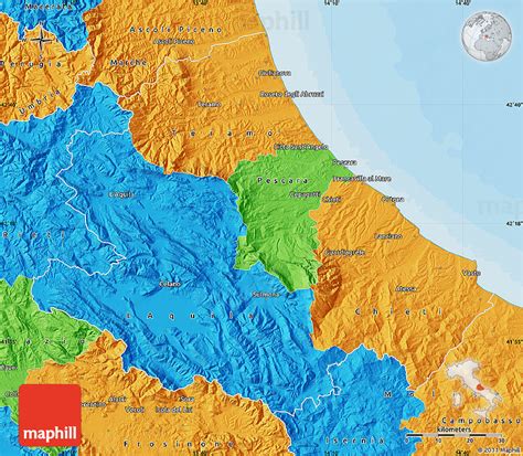 Political Map Of Abruzzo