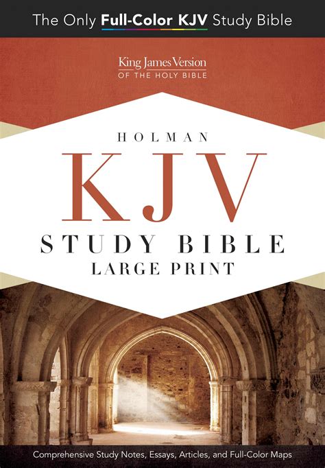 Kjv Study Bible Large Print Edition Free Delivery Uk