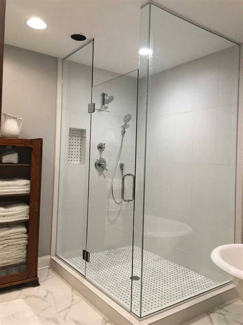 Corner Shower American Glass And Mirror