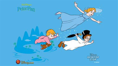 Peter Pan Cartoon Darling Family Wendy Darling John Darling And Michael ...