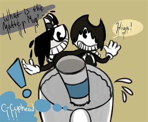 Cuphead And Bendy Inked Inconvenience By Artsygum On Deviantart