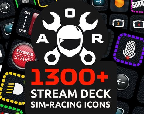 Stream Deck Formula Inspired Sim Racing Icons For F Games Etsy