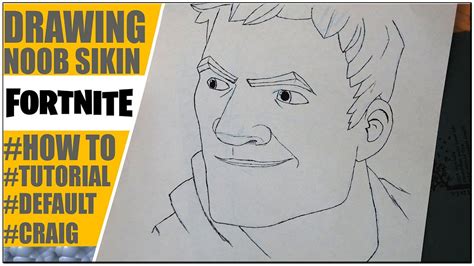 Drawing Fortnite Default Skin Tfue 👌 Speed Drawing Easy Youtube
