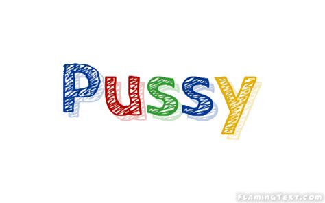 Pussy Logo Free Name Design Tool From Flaming Text