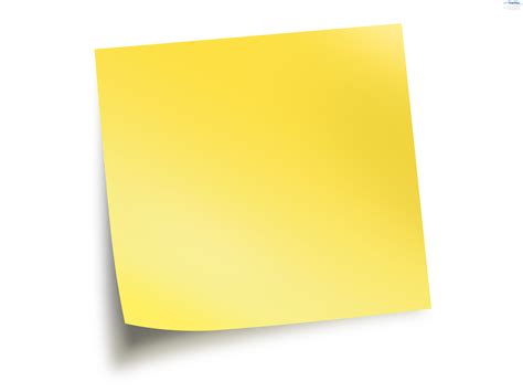 Pix For Blue Post It Note Png