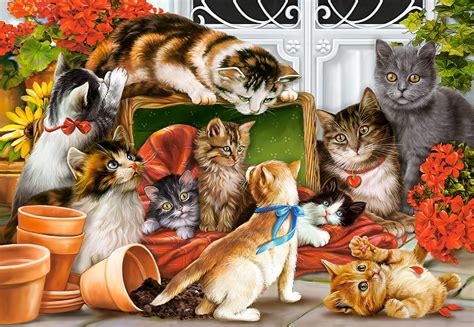 Choose from popular jigsaw ranges like ravensburger and gibsons. Puzzle Kittens Play Time Castorland-151639 1500 pieces ...