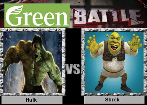 Hulk Vs Shrek By Nickninja02 On Deviantart