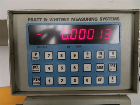 Pratt And Whitney Model C External Supermicrometer Measuring Machine