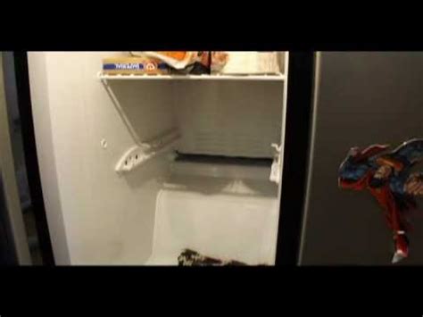 Side by side refrigerators (21). DIY - How to Thaw Out Your Frozen Freezer Drain Plug - YouTube