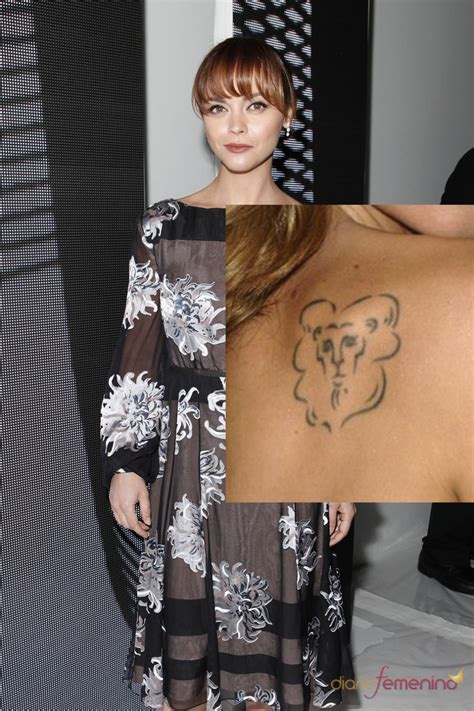 Tatuajes En La Espalda El León De Christina Ricci