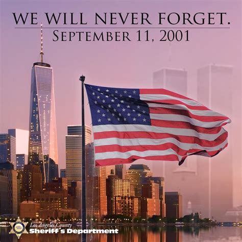 Lasd Remembers And Honors The 20th Anniversary Of 911
