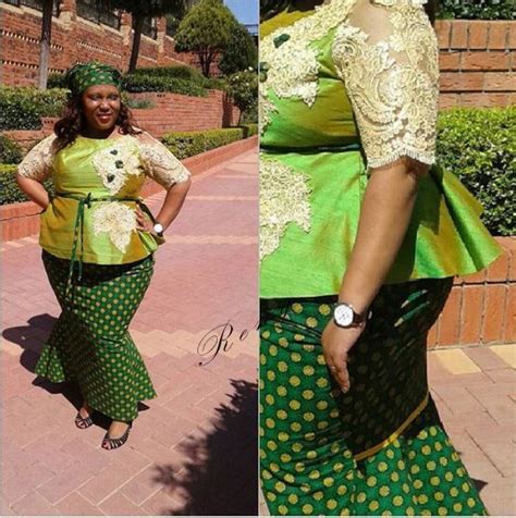 Shweshwe Inspirations For The Plus Size Reny Styles
