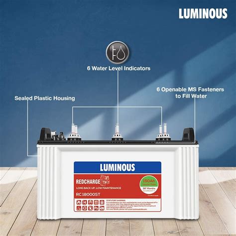 150 Ah Rc18000st Luminous Tubular Battery Sri Kumaran Electronics Id