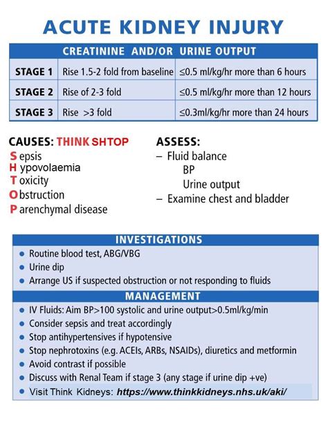 Acute Kidney Injury Classification Diagnosis And Mana