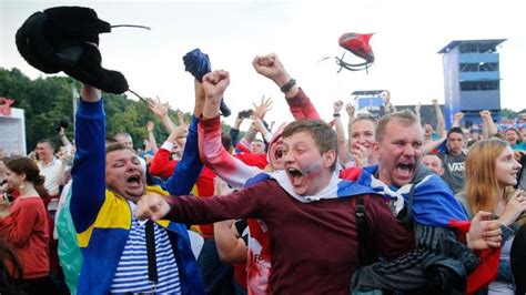 World Cup 2018 Russia Beats Spain On Penalties Celebrations In Moscow