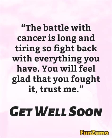 Inspirational Messages For Cancer Patients Funzumo