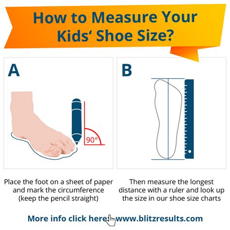 Kids Shoe Sizes Conversion Charts Size By Age How To Measure